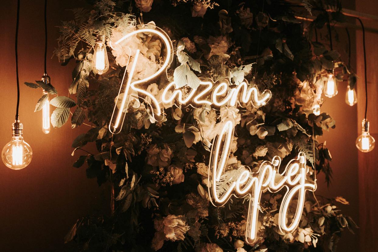 Neon Ledon Razem Lepiej Napis Neonowy Olsztyn Iława Lubawa